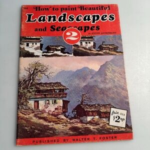 Walter Foster Painting Landscapes and Seascapes 2 Art Instruction Book